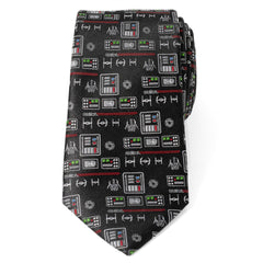 Vader Chest Plate Patterned Men's Tie