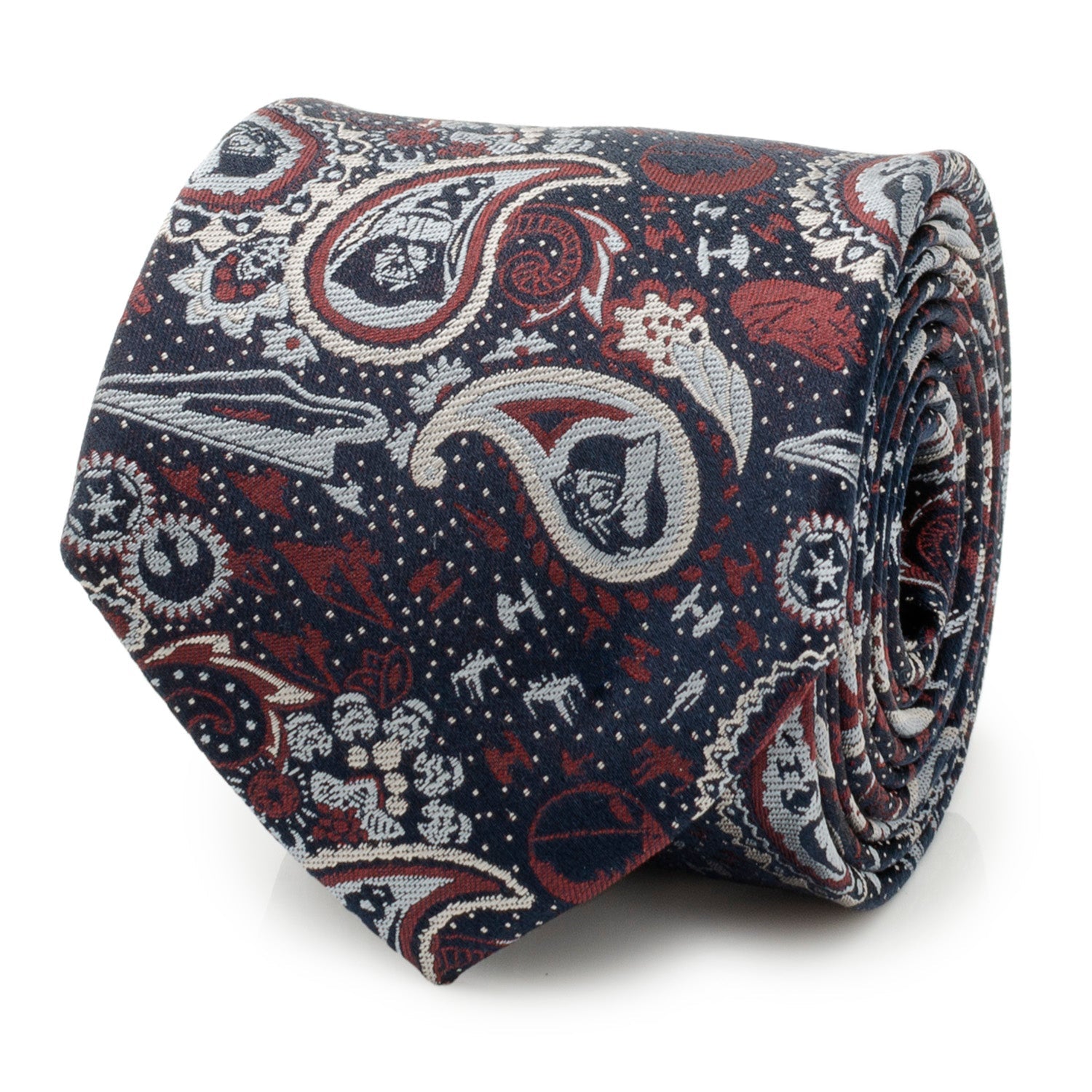  Cufflinks Vader Paisley Navy Multi Men's Tie - Default Title - Bonton