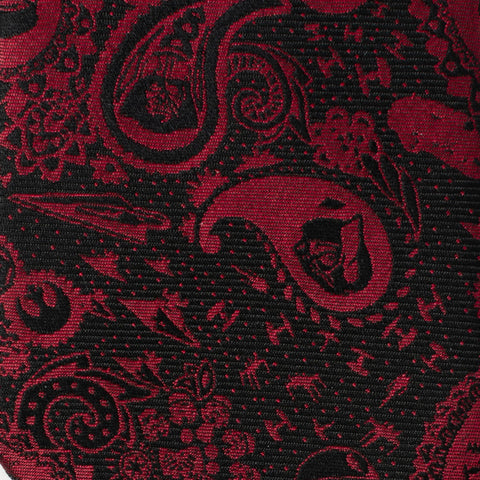 Vader Paisley Black and Red Men's Tie