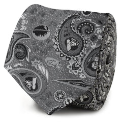 Vader Paisley Gray Men's Tie