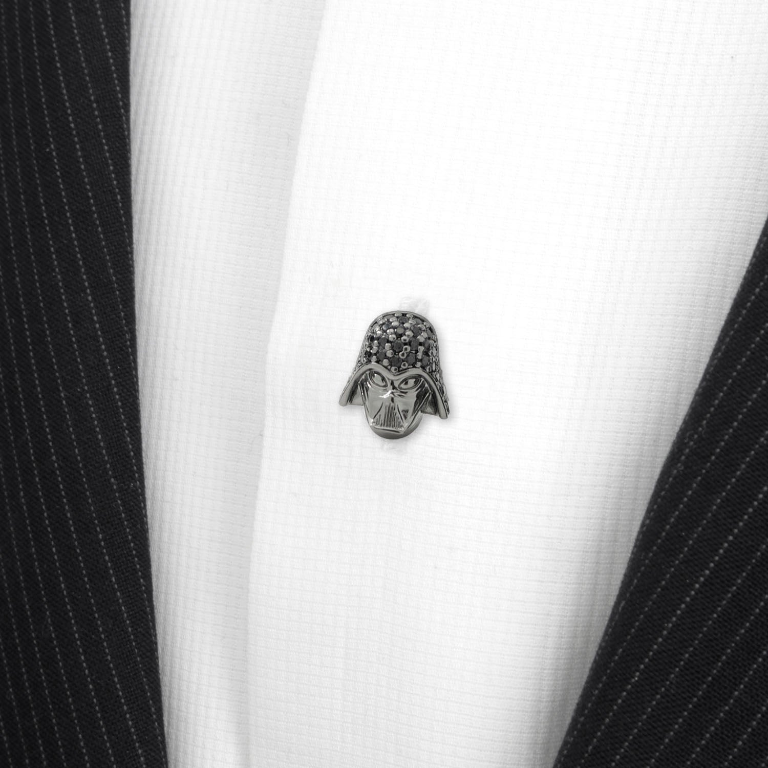  Cufflinks Darth Vader Crystal Helmet 5-Studs - Default Title - Bonton