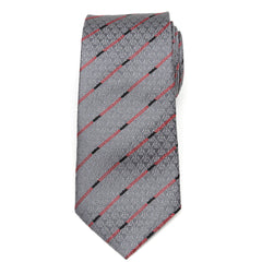 Darth Vader Red Lightsaber Stripe Men's Tie