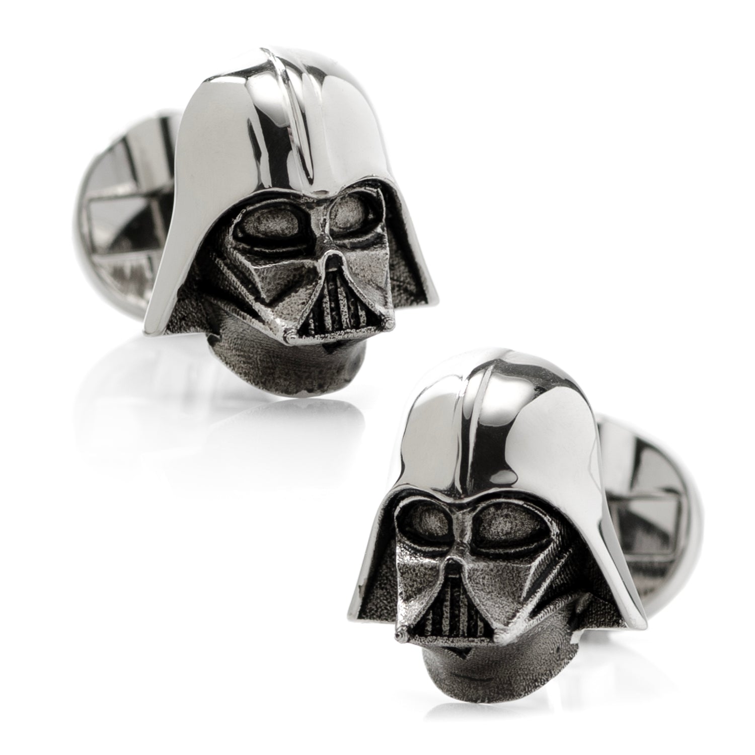  Cufflinks 3D Sterling Silver Darth Vader Cufflinks - Default Title - Bonton