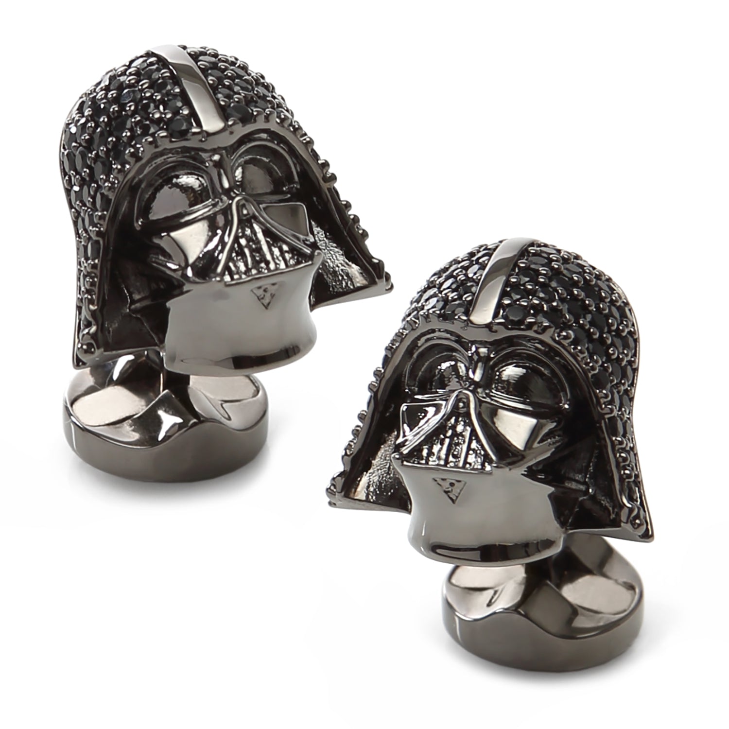  Cufflinks Darth Vader Crystal Helmet Cufflinks - Default Title - Bonton