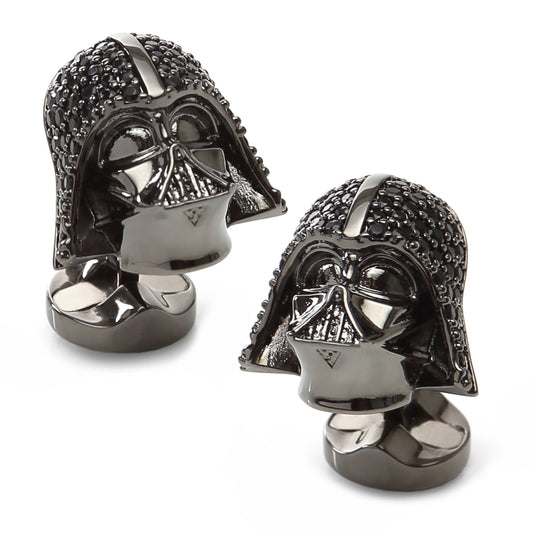 Darth Vader Crystal Helmet Cufflinks