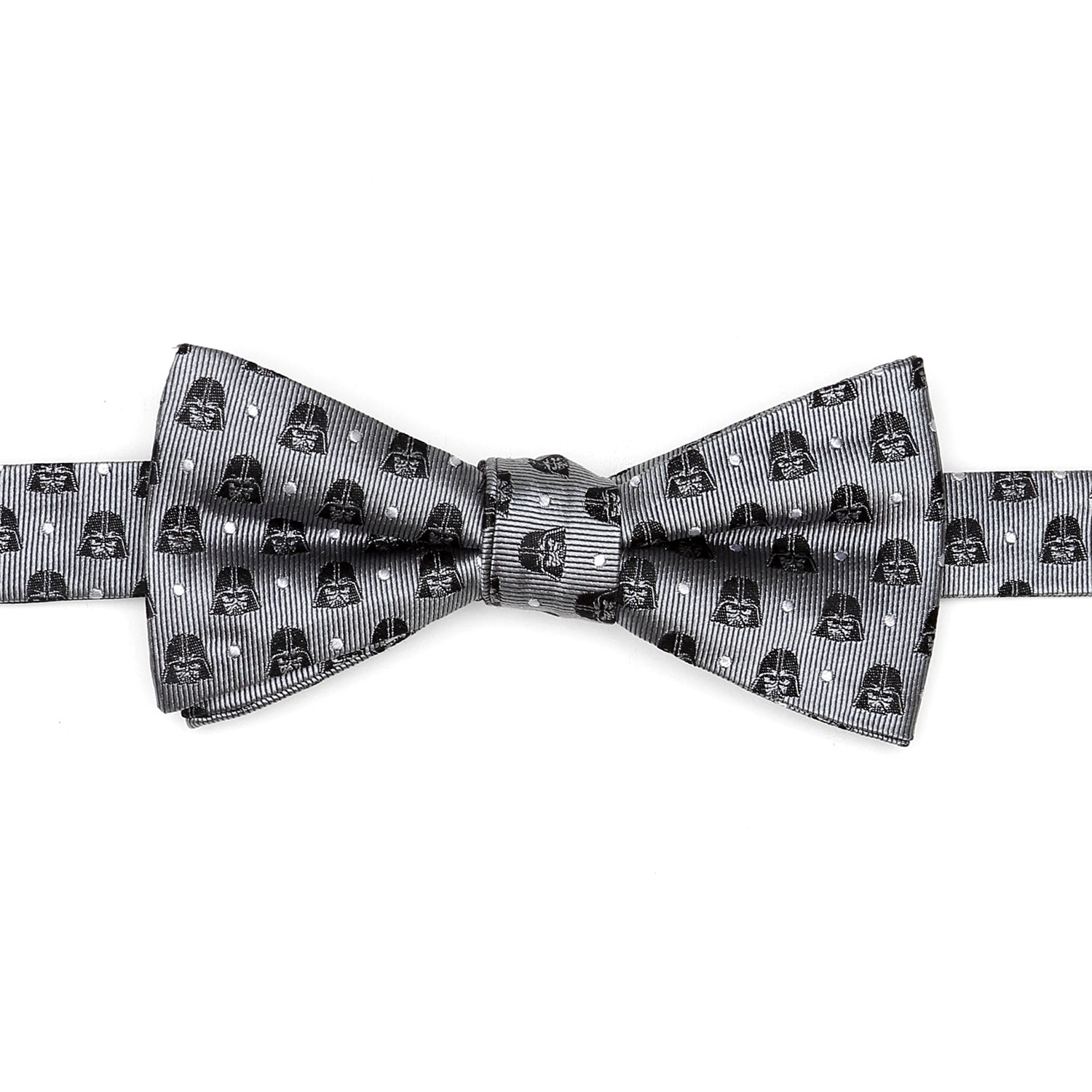  Cufflinks Darth Vader Gray Bow Tie and Pocket Square Gift Set - Default Title - Bonton