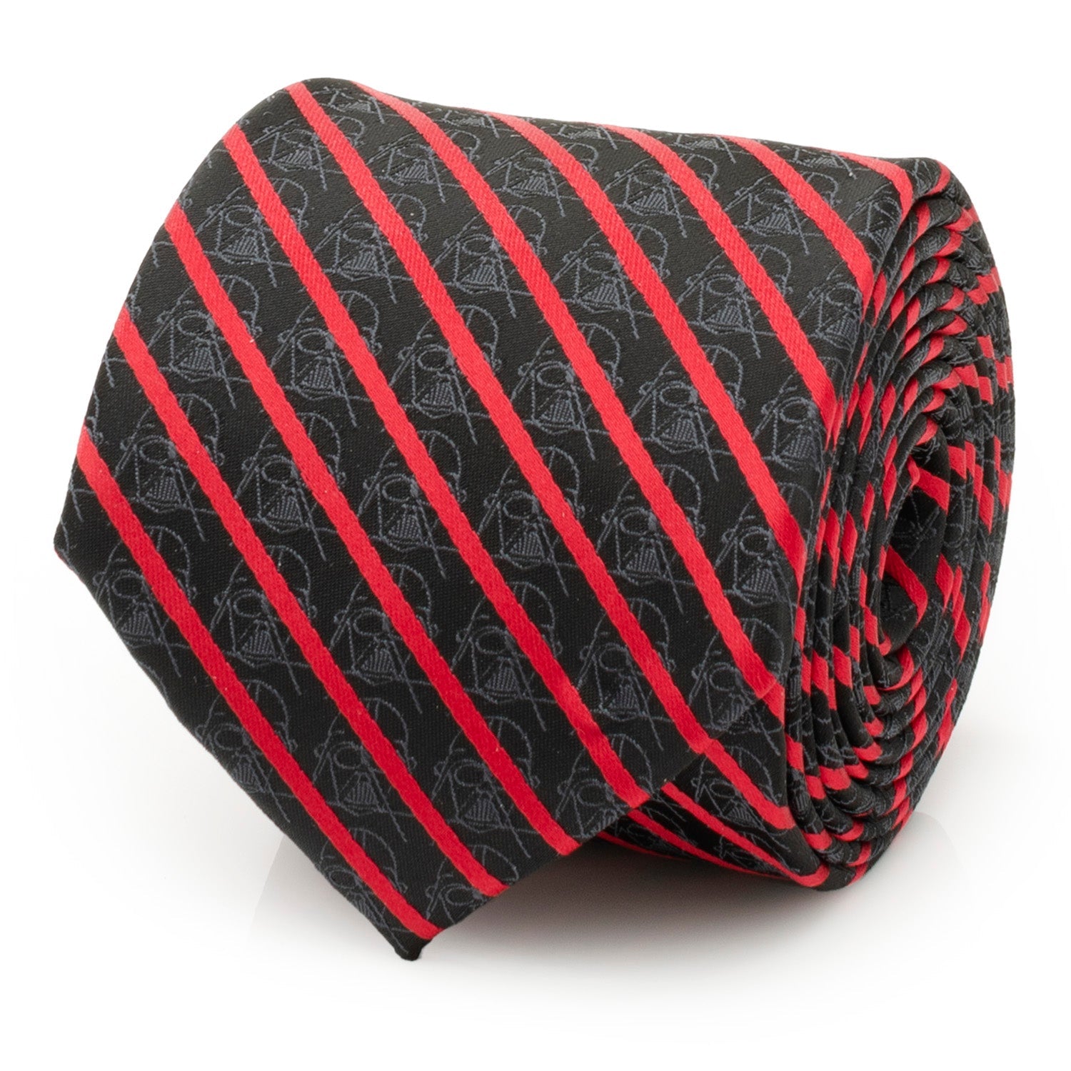  Cufflinks Star Wars Vader Stripe Black Men's Tie - Default Title - Bonton