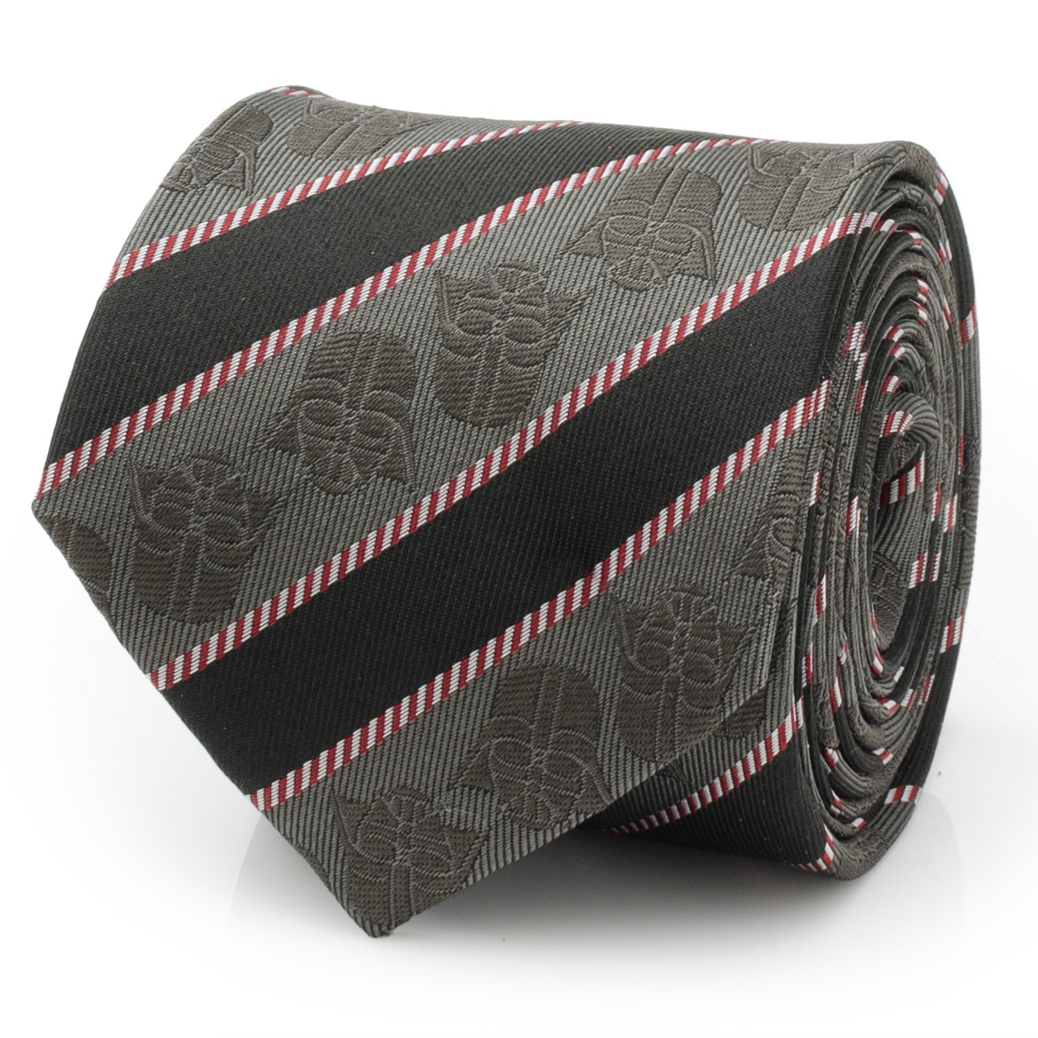  Cufflinks Vader Black Stripe Men's Tie - Default Title - Bonton