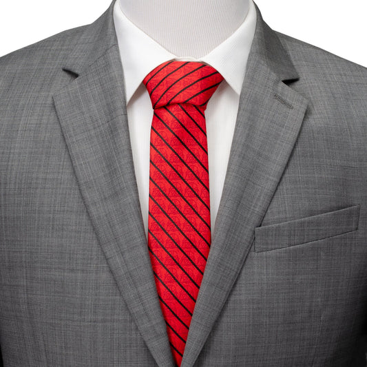 Vader Red Stripe Men's Tie