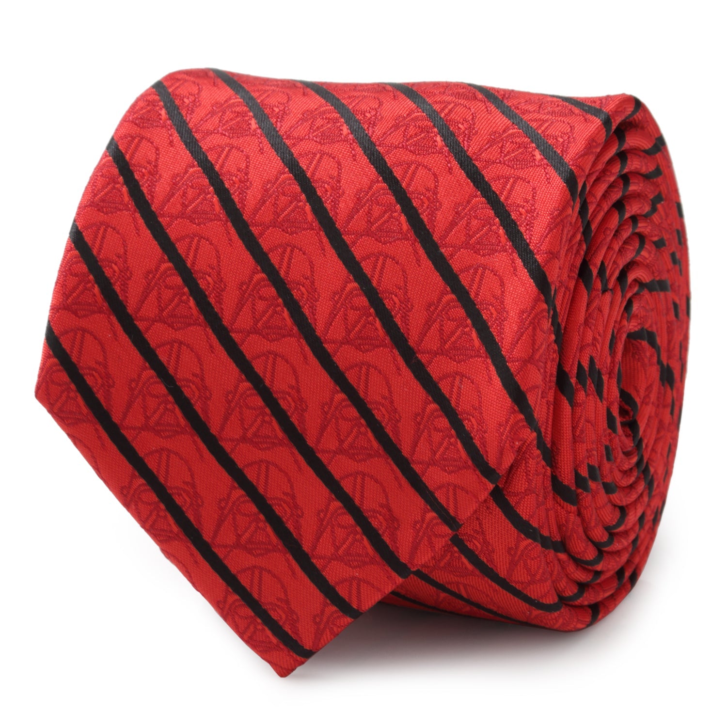  Cufflinks Vader Red Stripe Men's Tie - Default Title - Bonton