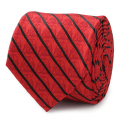 Vader Red Stripe Men's Tie