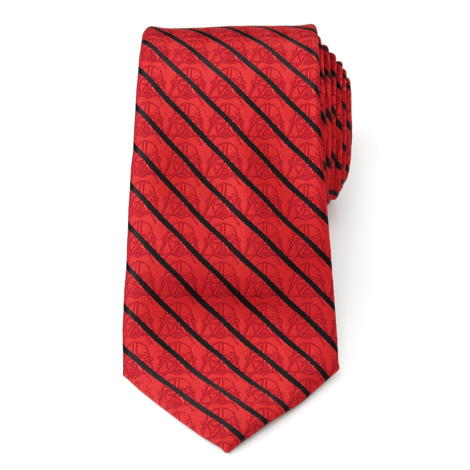  Cufflinks Vader Red Stripe Men's Tie - Default Title - Bonton