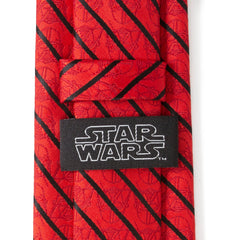 Vader Red Stripe Men's Tie