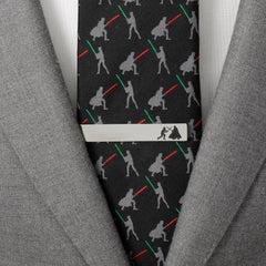 Vader Luke Lightsaber Battle Tie Bar