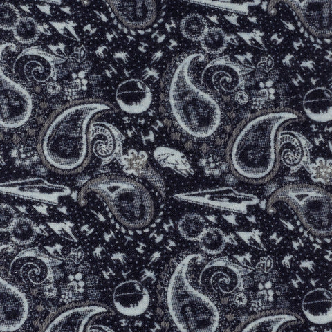 Vader Paisley Blue and Gray Scarf