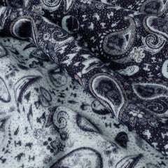 Vader Paisley Blue and Gray Scarf