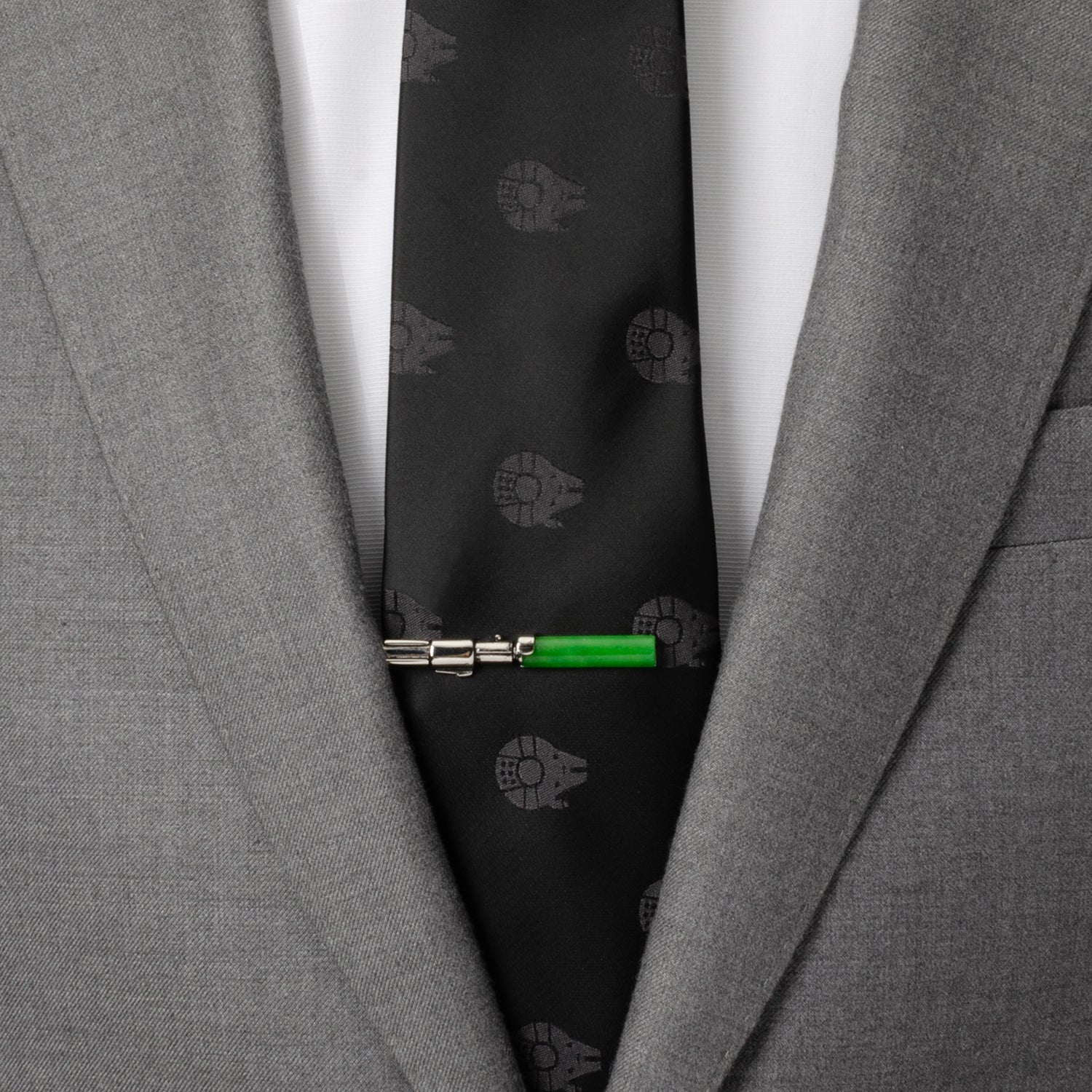  Cufflinks Yoda Lightsaber Tie Clip - Default Title - Bonton