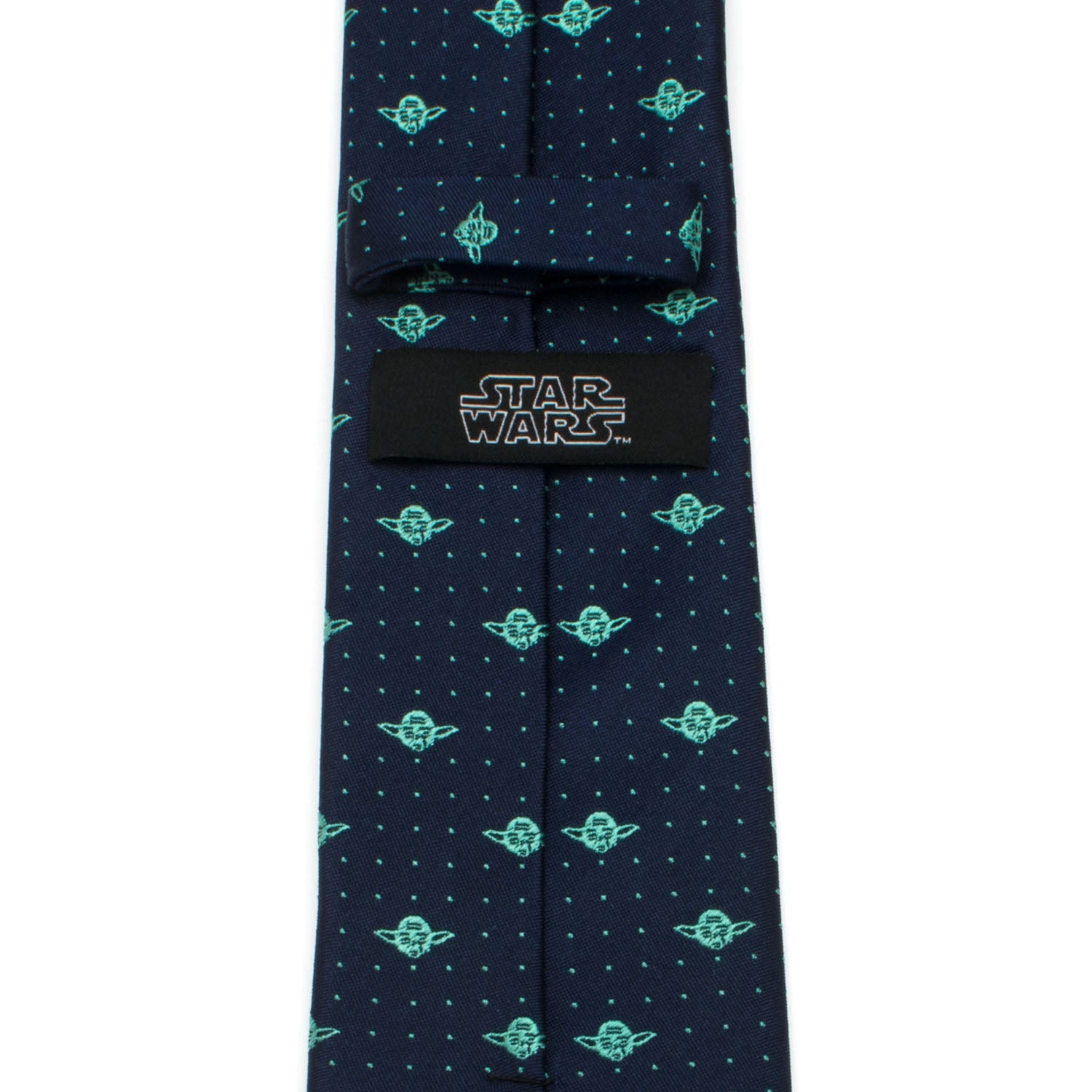  Cufflinks Yoda Dot Navy Tie - Default Title - Bonton