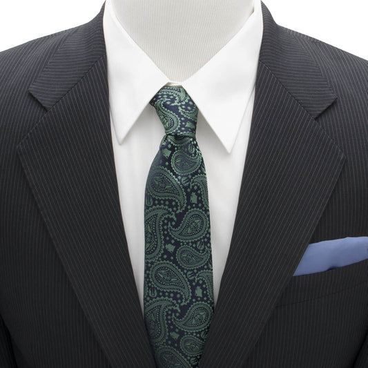 Yoda Green Paisley Mens Tie