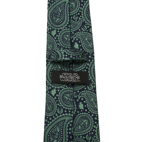 Yoda Green Paisley Mens Tie