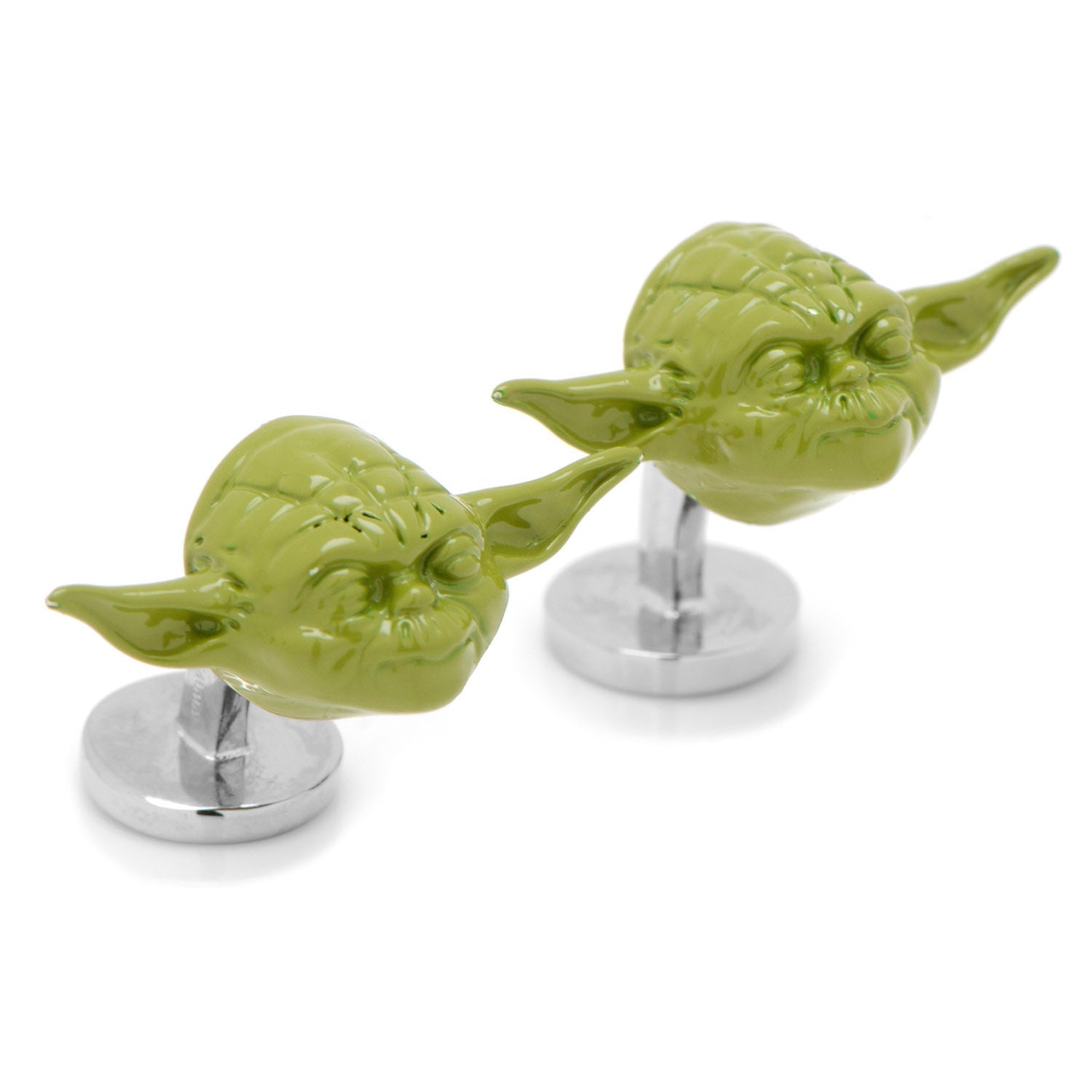  Cufflinks 3D Green Yoda Head Cufflinks - Default Title - Bonton