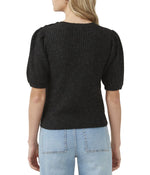 Agata Short Sleeves Sweater Black