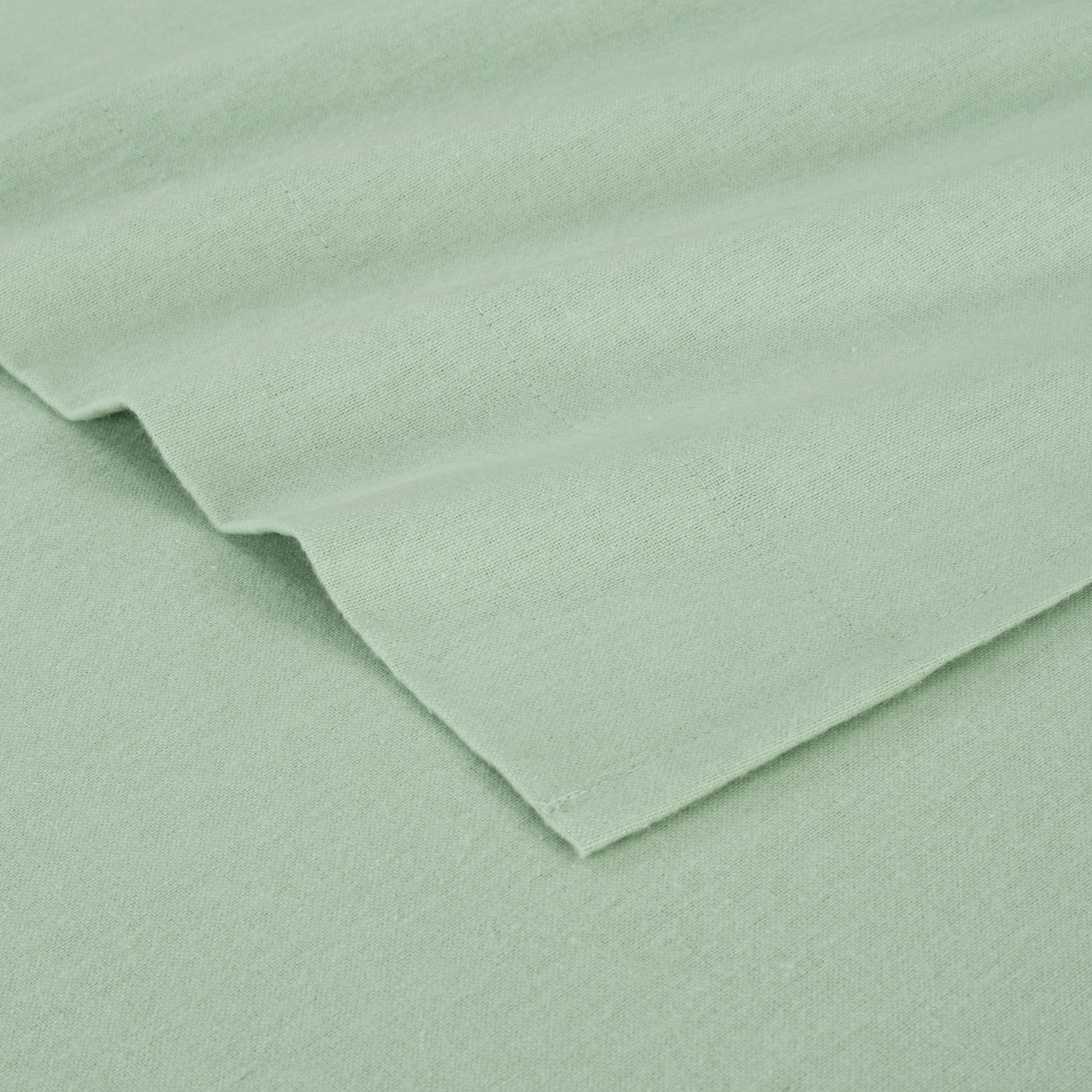  Kathy Ireland Home Kathy Ireland 100% Turkish Cotton Solid Flannel Sheet Set - Twin - Bonton