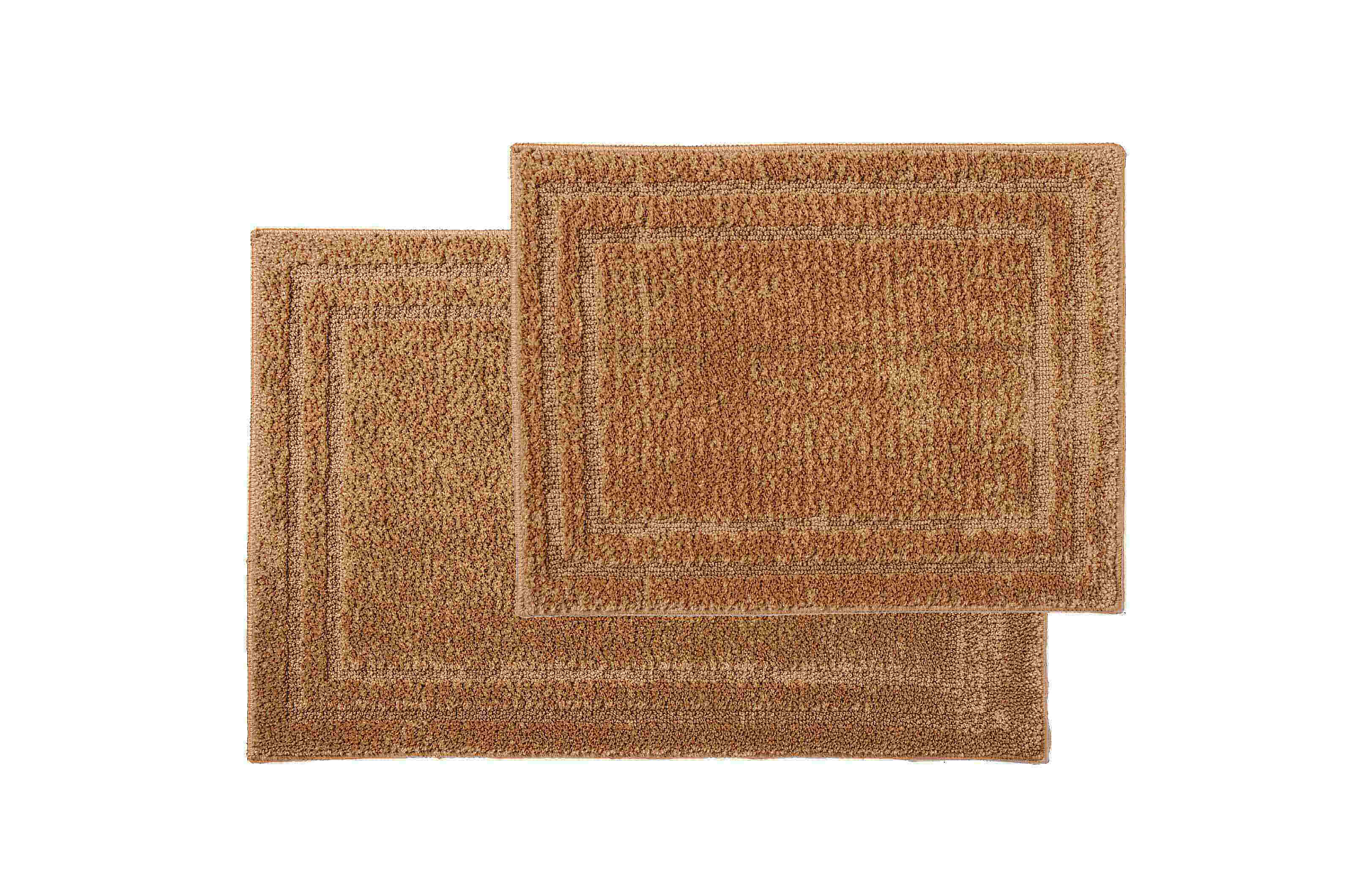  Bibb Home Bibb Home 2 Piece Microfiber Shag Bath Mat Set. - Pack of 2(20