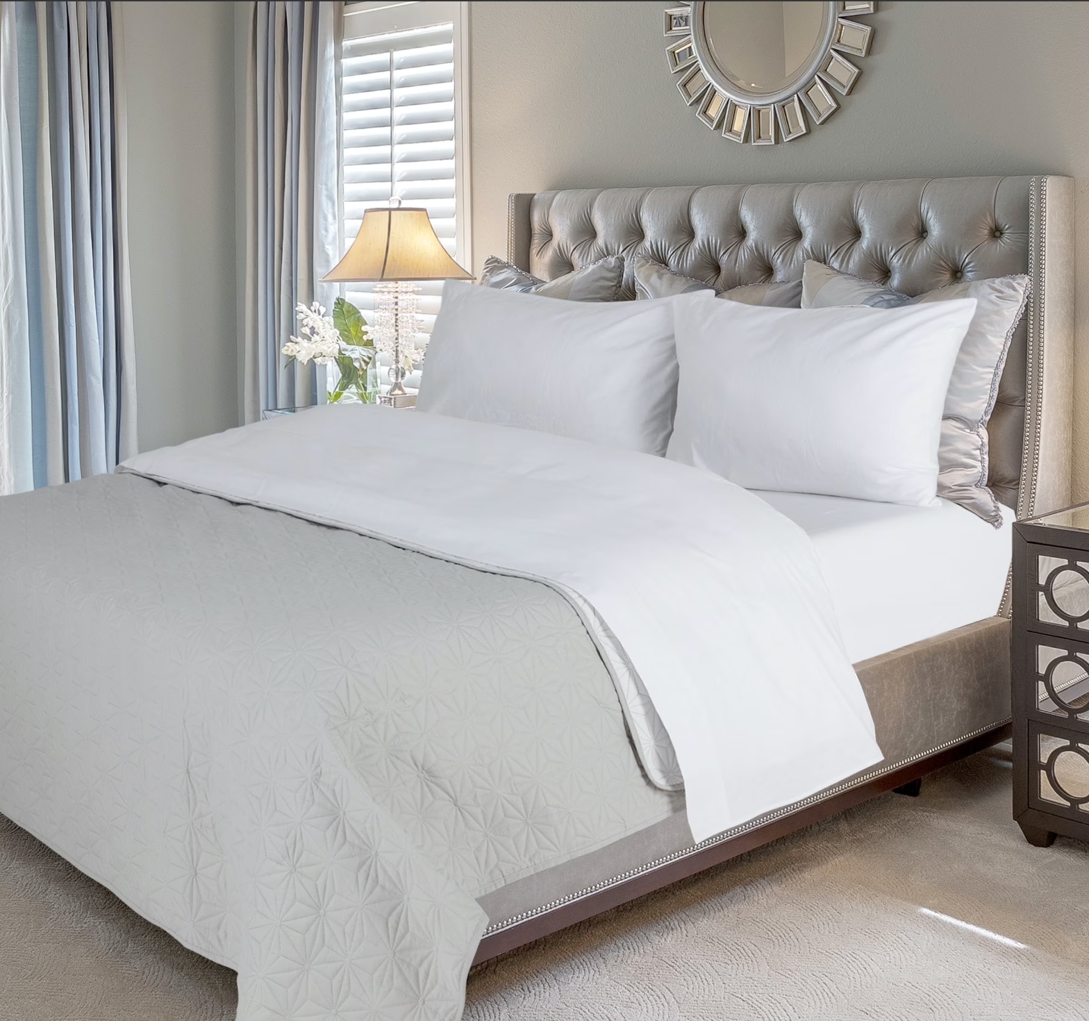  Bibb Home Bibb Home 4 Piece Printed or Solid Heavyweight Flannel Sheet Set - Full - Bonton