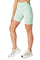 Women's Recycled Color Block Body Fit Cycling Shorts