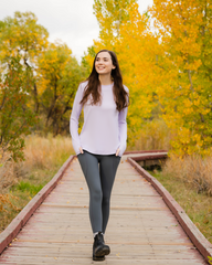 WOMEN'S RELAXED SCALLOP TOP (2015)