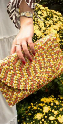 Breezy - Clutch - Orange Multi / One Size
