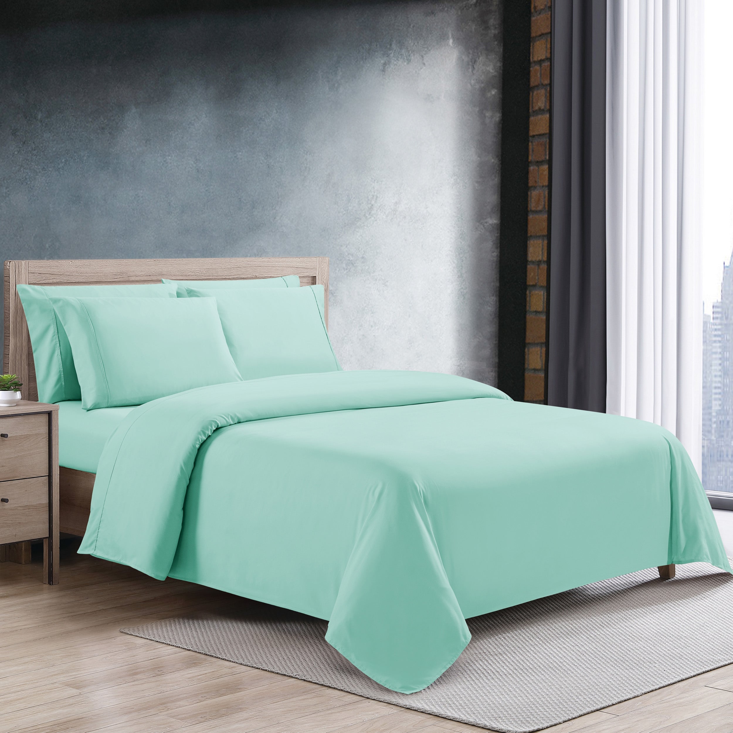  Kathy Ireland Home Kathy Ireland Cool Max 6 Piece Ultra Soft Sheet Set - Twin - Bonton