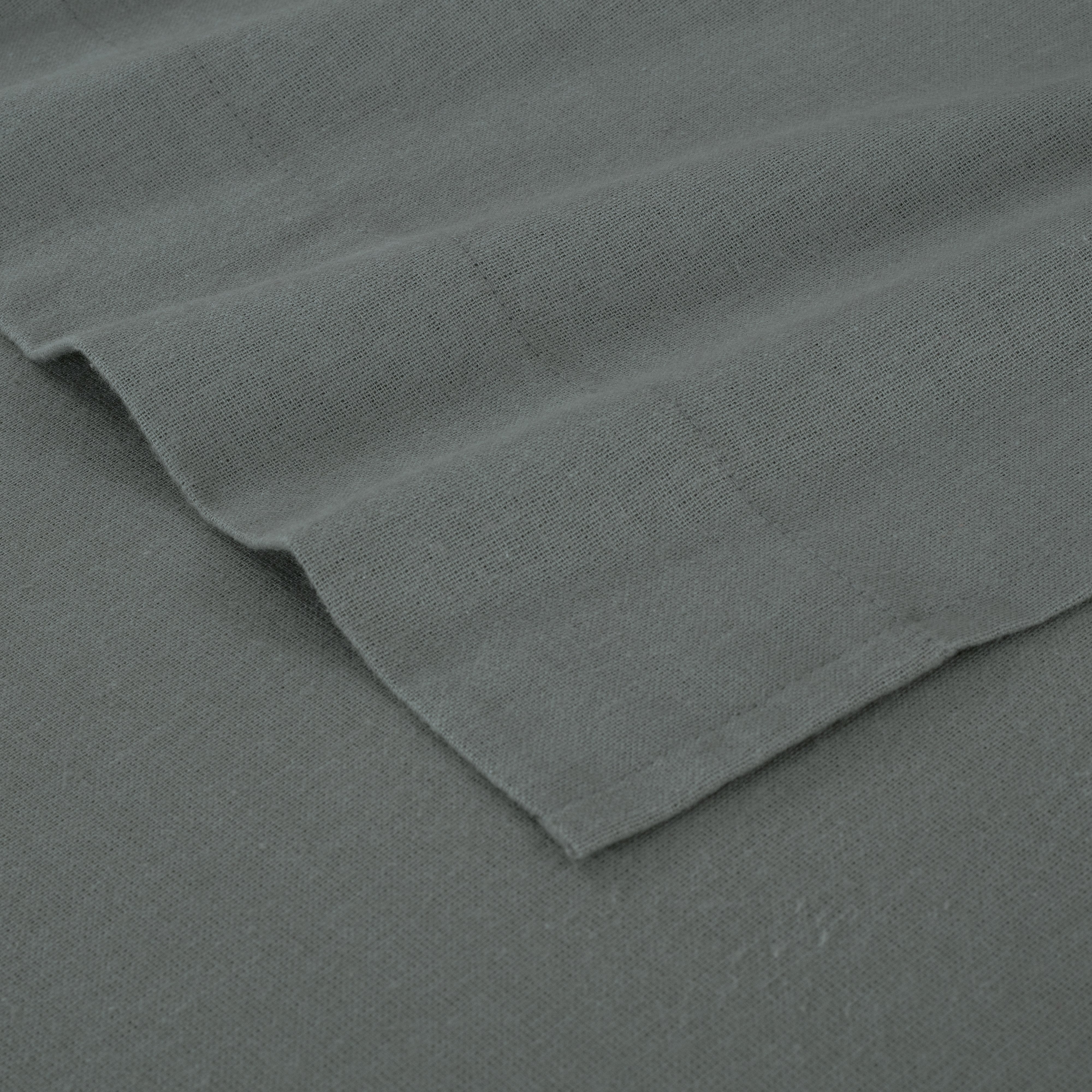  Kathy Ireland Home Kathy Ireland 100% Turkish Cotton Solid Flannel Sheet Set - Twin - Bonton