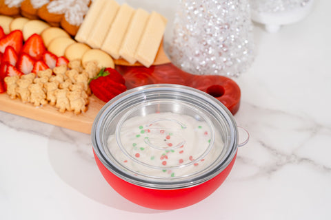 Served Vacuum-Insulated Small Serving Bowl (.625Q) - Strawberry
