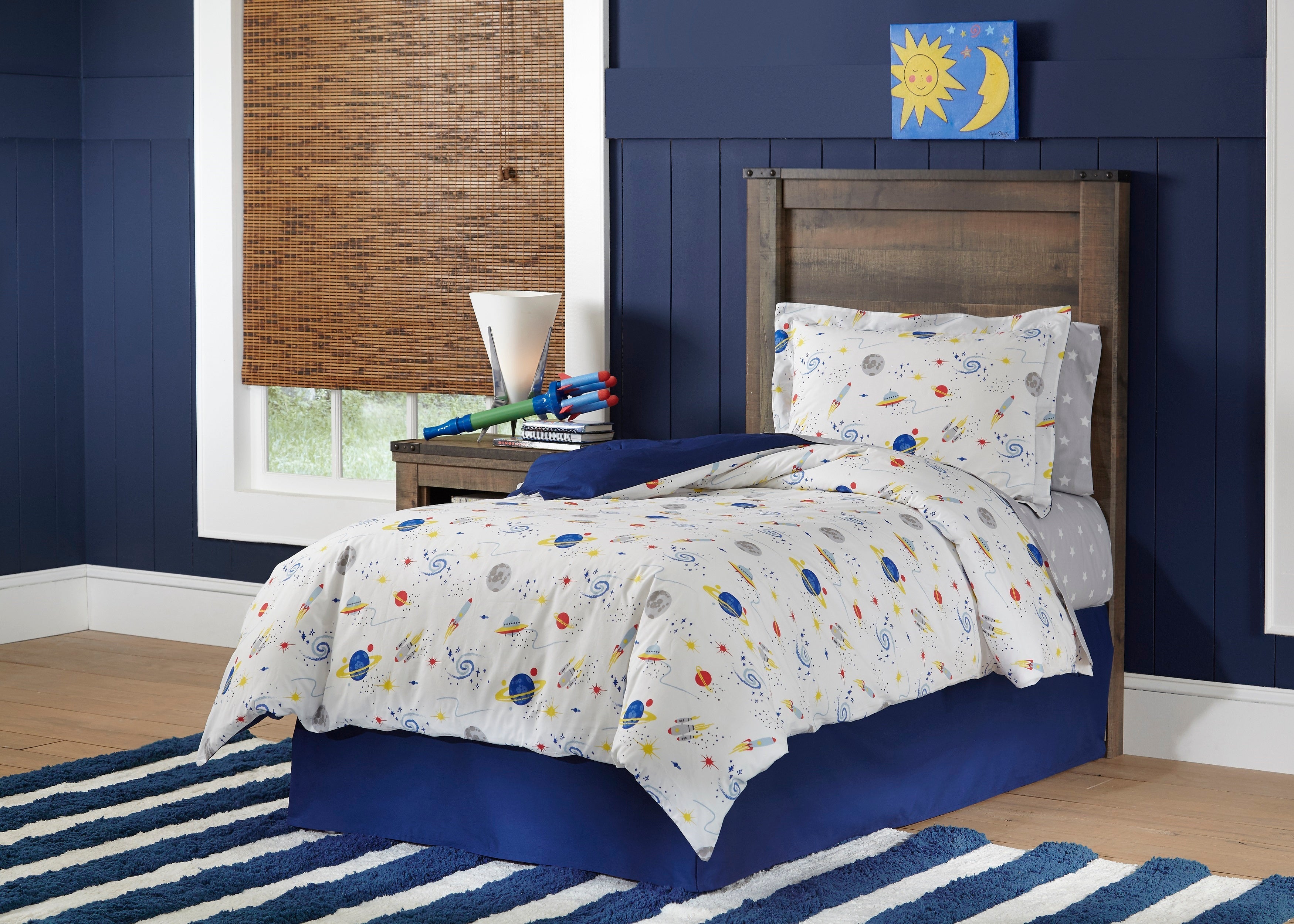  Lullaby Bedding Space Comforter Sets & Euro Shams - Space - Bonton