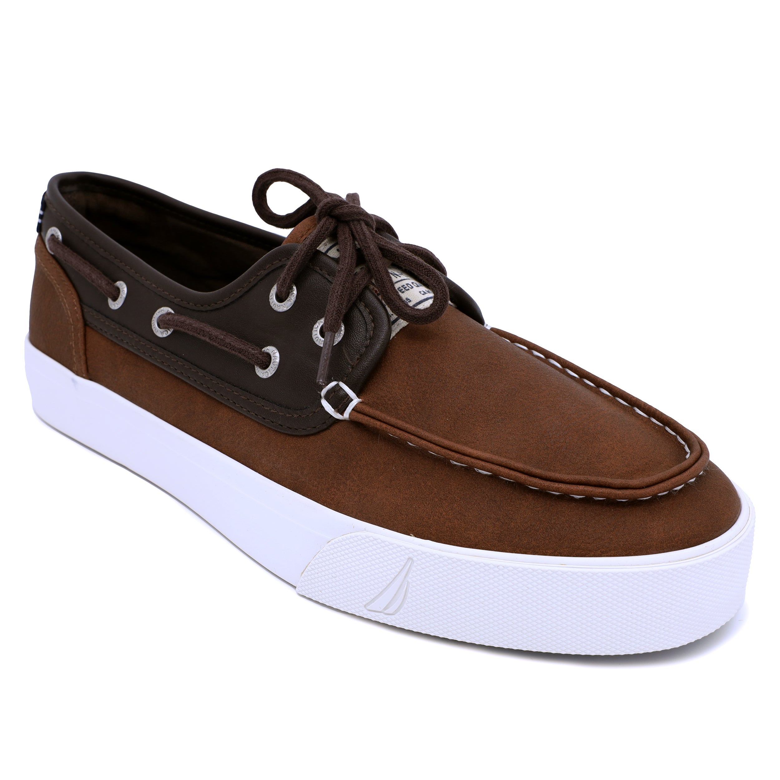  Nautica Spinnaker Mix Boat Shoe - Tan - Bonton