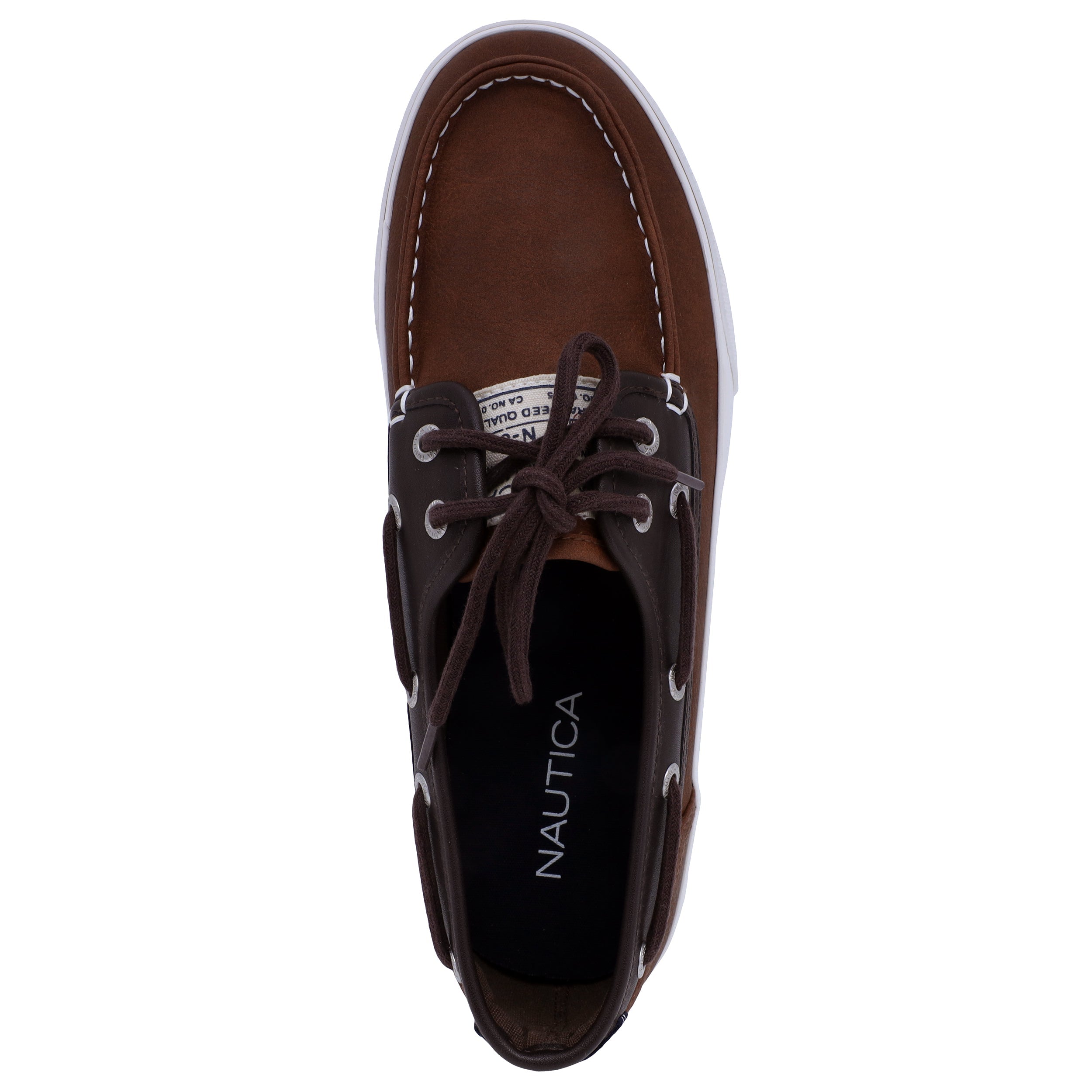  Nautica Spinnaker Mix Boat Shoe - Tan - Bonton