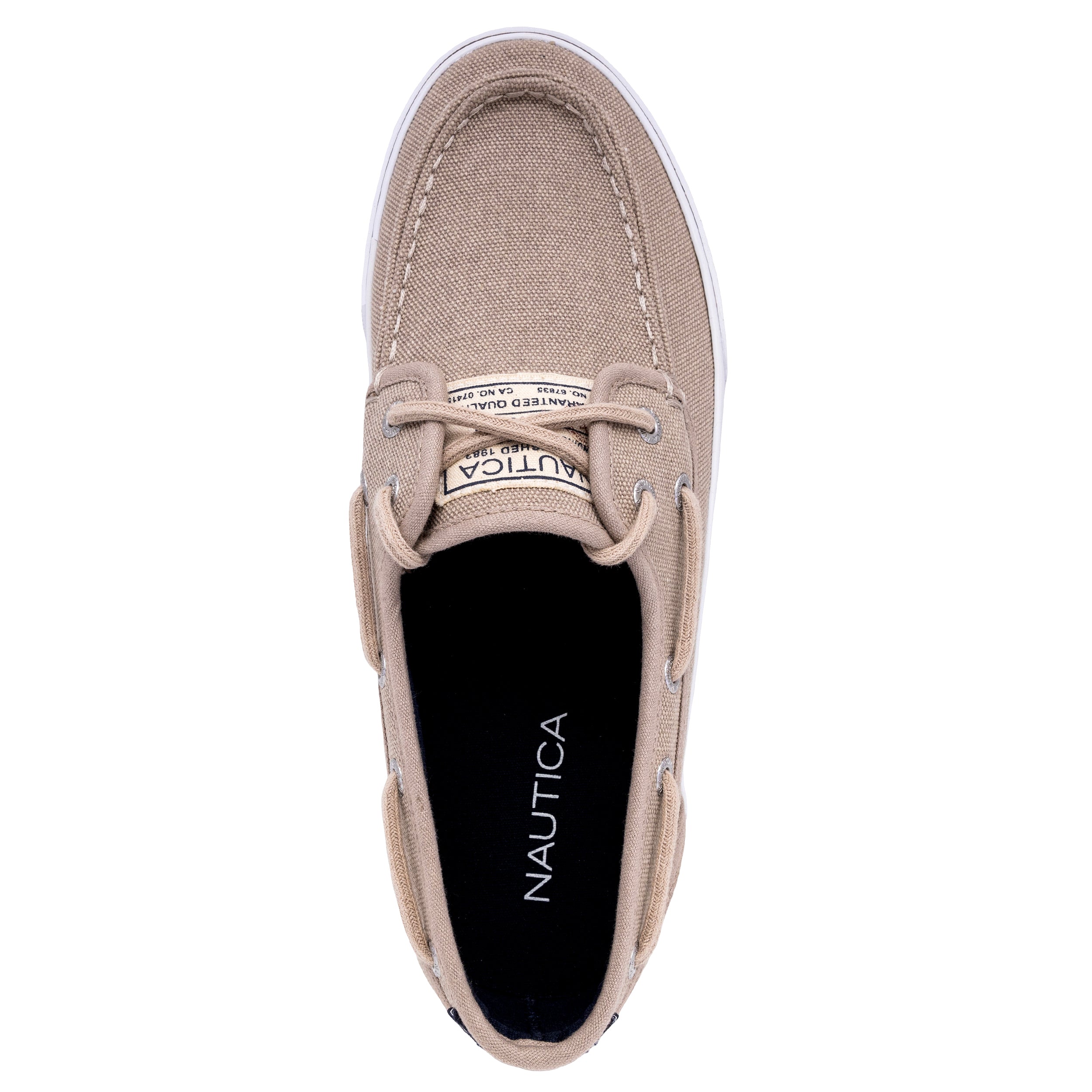  Nautica Spinnaker Mix Boat Shoe - Tan - Bonton