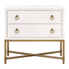 Strand Shagreen 2-Drawer Nightstand