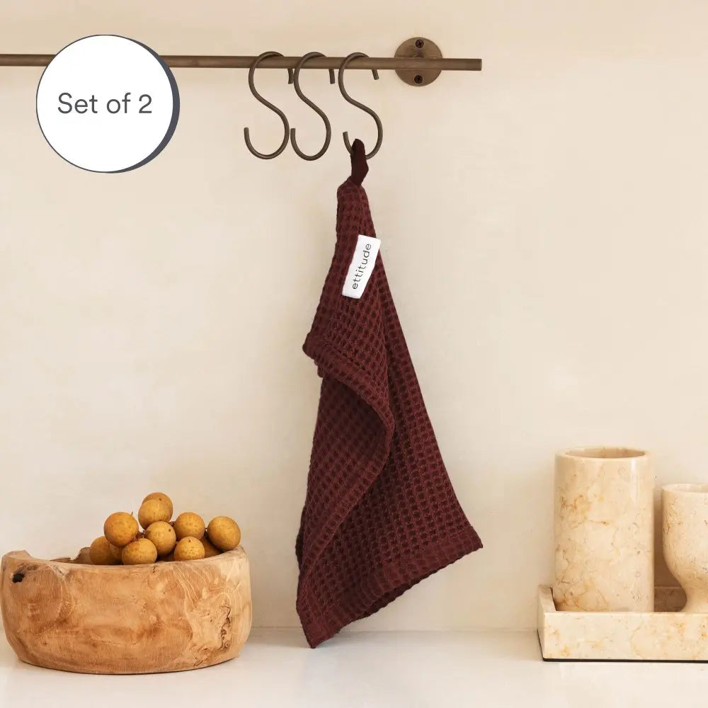  ettitude Bamboo Waffle Towels by ettitude - Cloud - Bonton