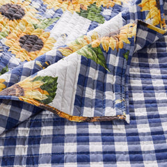 Sunflower Oversized Reversible Quilt Set