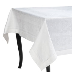 Arboretum 71" X 104" Linen Tablecloth - White