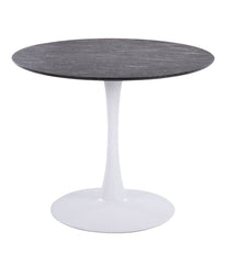 Pebble Mod Table White & Black Marble