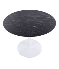 Pebble Mod Table White & Black Marble