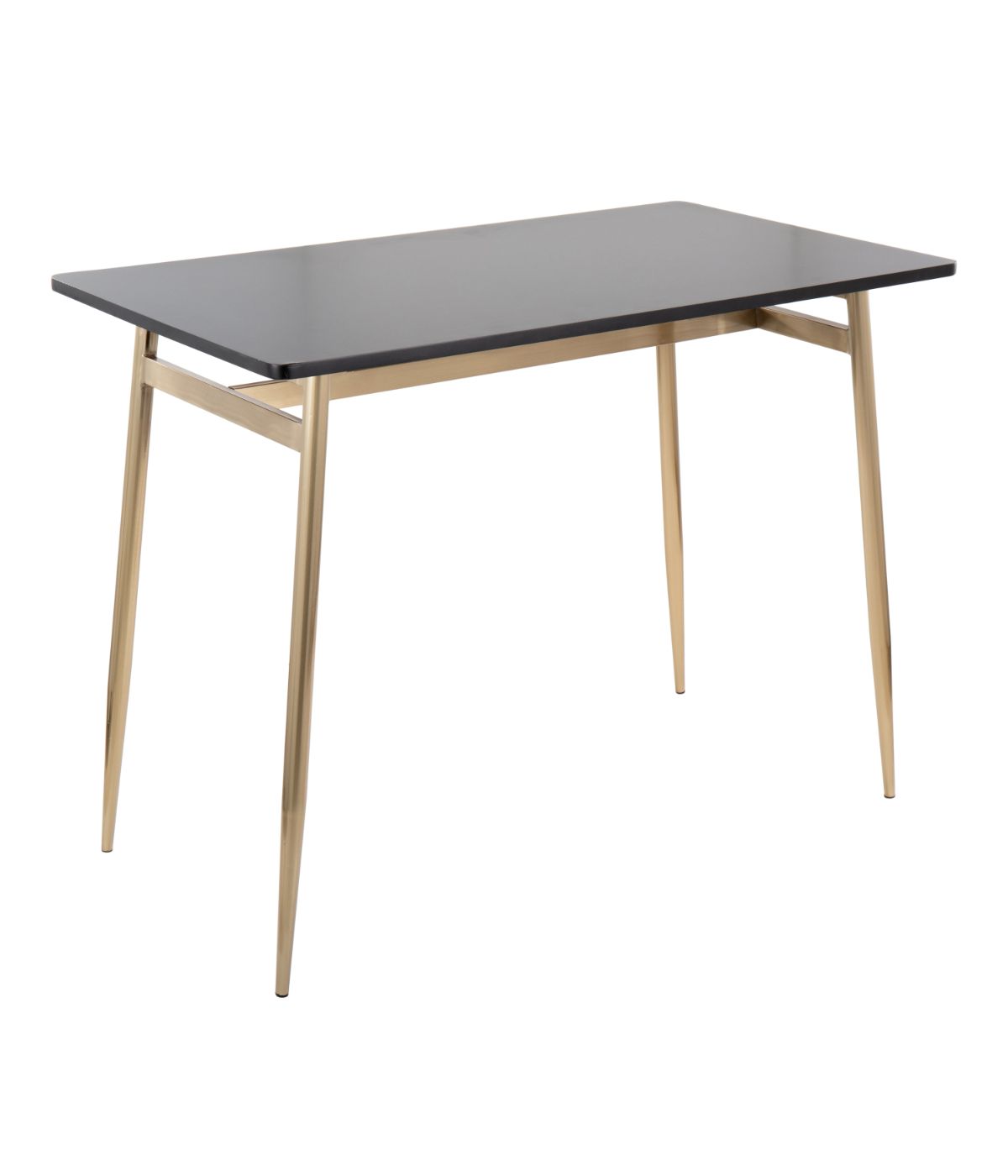  LumiSource Marcel Counter Table Gold & Black - Gold & Black - Bonton