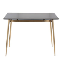 Marcel Counter Table Gold & Black