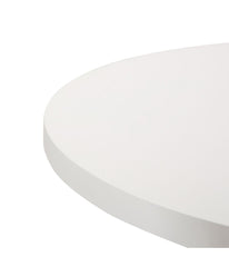 Ahoy Counter Table White Washed, Chrome & White