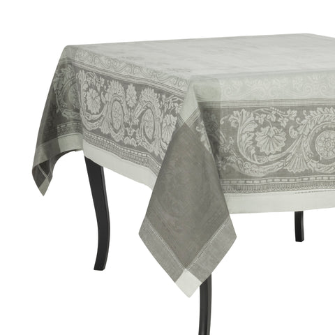 Cleopatra 71" X 100" Linen Tablecloth - Shades of Grey
