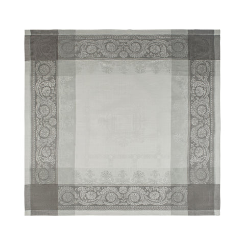 Cleopatra 71" X 100" Linen Tablecloth - Shades of Grey